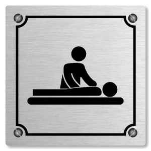 Masérna, 100x100mm, stříbrná, Kansas